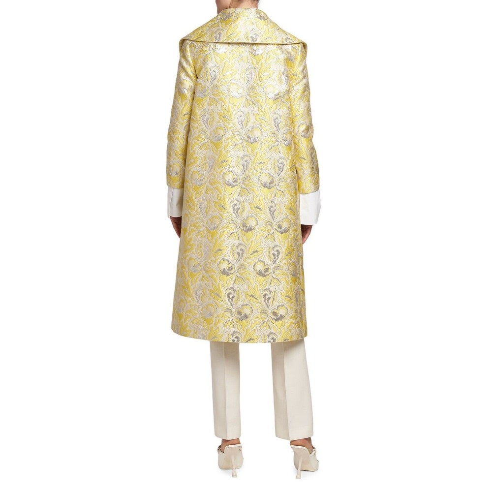 $7000 Valentino Iris Women's Floral Brocade Coat Jacket Size 40 / US 4 - Italy - Picture 2 of 7